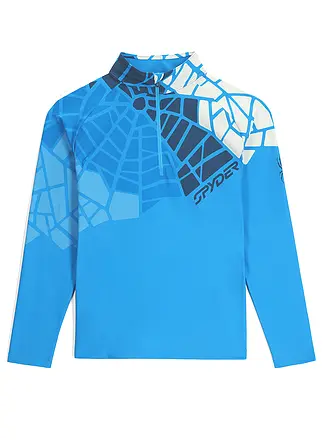 SPYDER | Zipshirt intimo da uomo Vital | blau